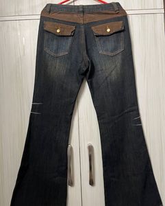 Mid-Rise Flared Dark Wash Jeans | Tall Length