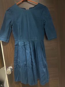 Blue Silk Formal Top for ladies