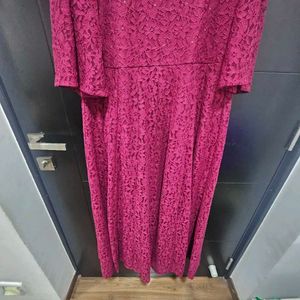 Elegant Lace Maxi Dress
