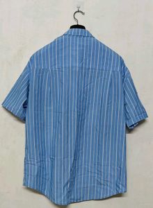 🔥Blue Striped Short Sleeve Shirt