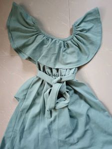 🇹🇭Adorable Ruffled Blue Dress for Girls