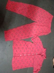 Cozy Geometric Print Nightsuit Set