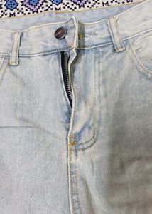 Light Wash Wide Leg Jeans