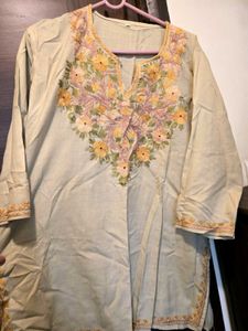 Kashmiri Embroidered Kurti/Tunic