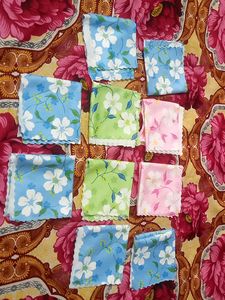 Pack Of 10 Baby Boys And Girls Soft Handkerchief