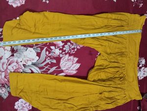 Embroidered Yellow Kurta
