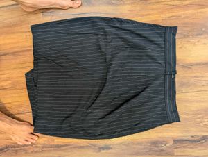 Classic Pinstripe Pencil Skirt