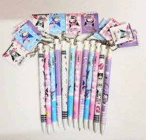 Set of 12 Kuromi 0.7mm Mechanical Pencils
