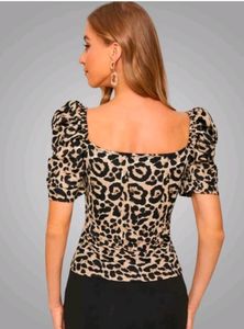 Casual Printed Sleeves Top