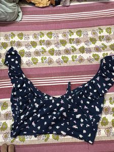 Shein Floral Crop Top