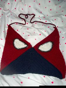 Handmade Crochet Mask Bag