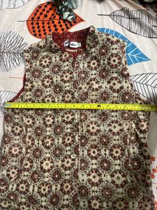Fab India Cotton Nehru Jacket