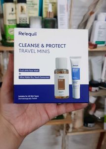 Re'equil Cleanse & Protect Travel Minis Kit📦