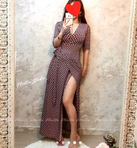 OFFER SALE 🎉🎊Elegant Geometric Print Wrap Dress