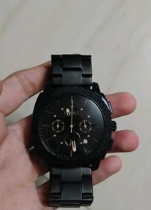 Fossil Chronograph Watch - Black