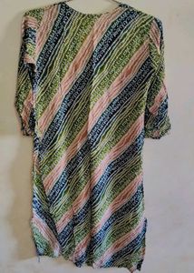 Vibrant Bandhani Print Kurta