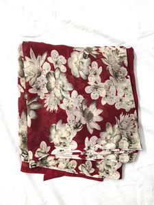 Maroon daily wear new saree