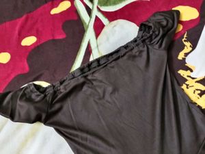 Brown Fit &amp; Flare Dress