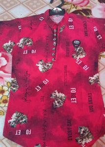 Kid's Boys Floral Kurta
