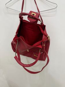 Chic Red Handbag