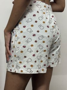 Miffy Print Pajama Shorts