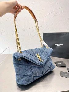 Ysl Stylish Denim Shoulder Bag