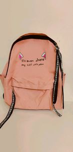 Pink Backpack.