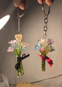 Cute Flower Bouquet keychain 1pcs