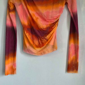 Zara Tir Die Mesh Top