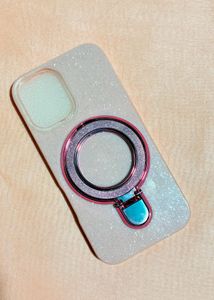 iPhone 16,17 Case Shimmer Stand Pink Shimmercover