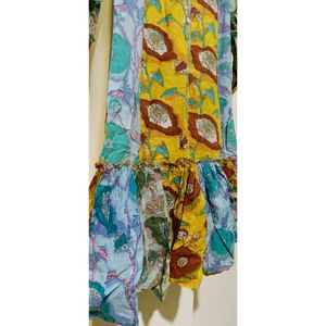 Bohemian Print Kurta Dress