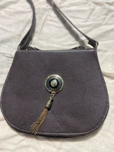 Crossbody Bag with Tassel Detail