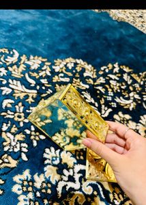 Exquisite Gold Tone Jewellery Box