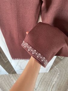 Wide Leg Knit Pants