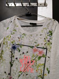 Women's Floral Print Tunic Top