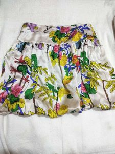 Floral Bubble Skirt