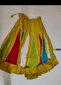 Bohemian Patchwork Maxi Skirt