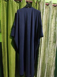 Elegant Polka Dot Abaya