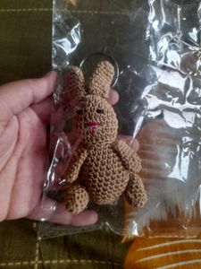 CROCHET BROWN KEY CHAIN🐻