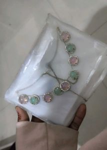 Pastel Stone Necklace