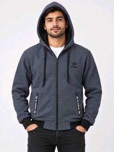 Men's Adidas Fleece Lined Hoodie Jacket