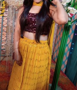 Crop Top Dress , Lehanga