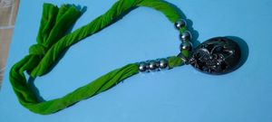 ♥️💚 Set Of Tussle nacklace and adjustable brangel
