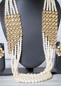 Royal New Muti Layer Kundan Pearl Jewelry Set