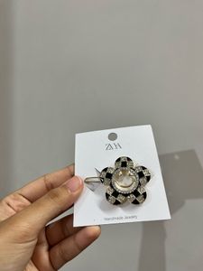 Aesthetic Cute Flower Smiley Hair Clip