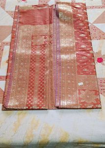 Beautiful Red ♥️ Silk Saree