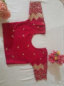 Stunning pink Embroidered Blouse