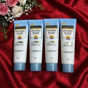 Pack of 4 Neutrogena Ultra Sheer Dry-Touch Sunbloc