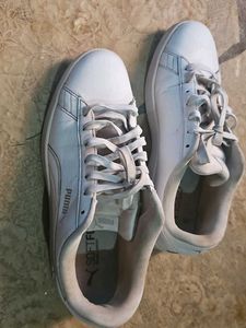 Puma White Sneakers - Stylish Casual Shoes