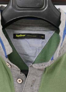 Men's Green Henley T-Shirt